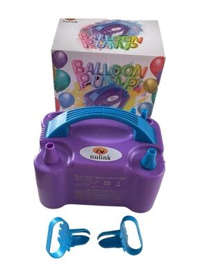 NuLink Electric Portable Dual Nozzle Balloon Pump.  Used Once. Great condition